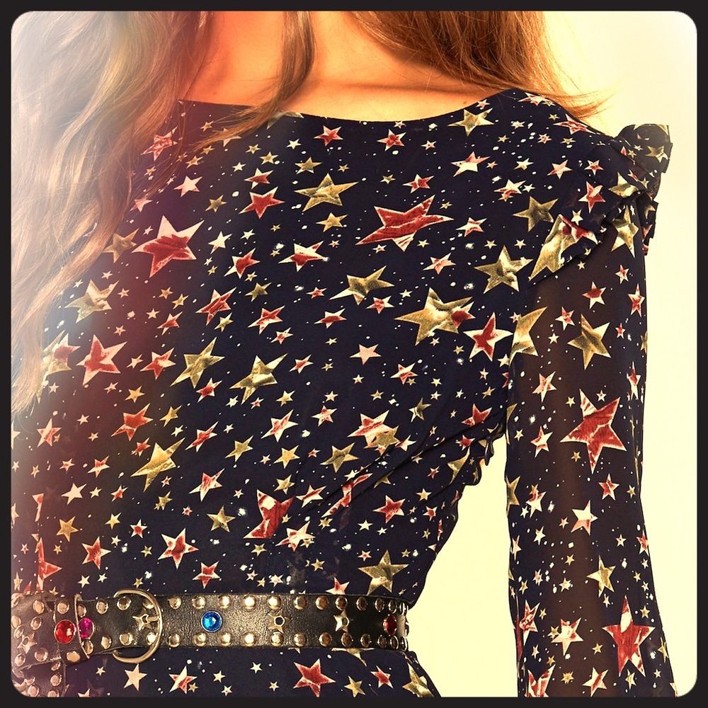 Nastygal NWT across the universe star maxi